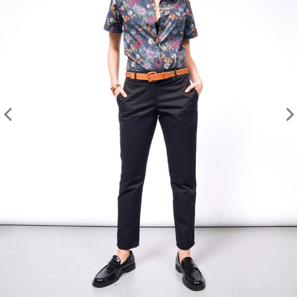 Wildfang Essential Trouser in Black SIZE 4